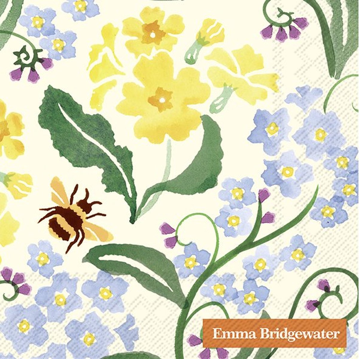 Emma Bridgewater - 40 servetten - Forget me not and primrose -