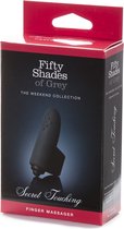 Secret Touching Finger Massager - Black - Finger Vibrators black