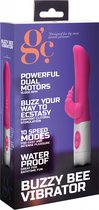 Buzzy Bee Vibrator - Pink - Silicone Vibrators pink