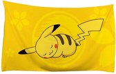 Pokémon handdoek - Pokemon - Strandlaken - Badlaken - Strand handdoek - Strand - Vakantie - Zomer - Deken - Pikachu - Geel - 140 x 70 cm