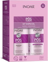 INOAR Kit Duo Pos Progress Shampoo 250 ml & Conditioner 250 ml | Maat INOAR Kit Duo Pos Progress Shampoo 250 ml & Conditioner 250 ml