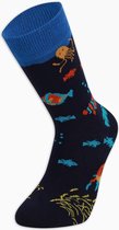 Colorcool Heren Sokken | Underwater Life Sokken | Katoen | 41-45 | Normale boord - Naadloos - Geen Padding