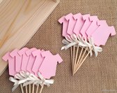 Prikker Meisjesromper | Roze | Meisje | Romper | Babyshower | Gender reveal | Baby