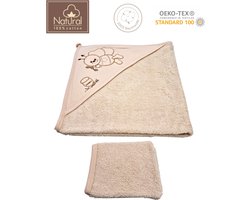 foto van Blue Eyes-Baby Badhanddoek-% 100 procent naturlijke katoen-Cadeau