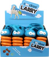 Coockoo Larry Rubber hondenspeeltje - multifunctionele rups in Gemengde kleuren 16x6,8x6,8cm