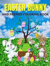 Easter Bunny And Friends Coloring Book