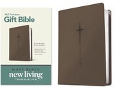 NLT Premium Gift Bible, Red Letter, LeatherLike, Star Cross