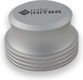 Ludic Audio Platenpuck zilver of Aandrukgewicht voor Platenspeler - Hifi Record Clamp - Record Clamp - High End Stabilizer voor Draaitafel
