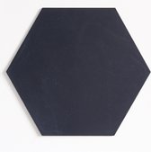 Hexagon/Zeshoek Krijtbord - Aan de muur - Ideaal voor de keuken of werkkamer - Strakke, industriële wanddecoratie