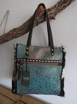 hand/schoudertas van Myra Bag (canvas/leer)