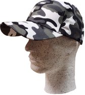 Casquette camouflage avec visière – Army Cap – Camo Wit - Plein air Army Cap