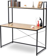 Delicino Bureautafel - Werktafel- Laptoptafel- Game bureau- 120x60x140 cm