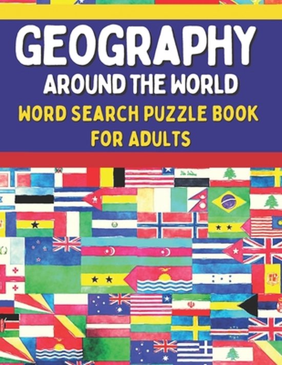 Foto: Geography around the world word search puzzle book for adults difficult word search puzzles for adults large print