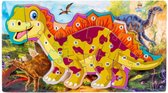 Houten puzzel dinosaurus 40x22 cm