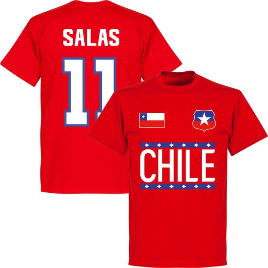 T-shirt de l'équipe Chili Salas - Rouge - M