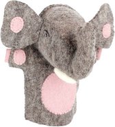 Vilten handpop olifant 32 cm