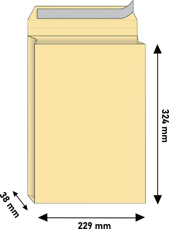 Wit (Transparant wit)~162 x 229 mm (DIN C5