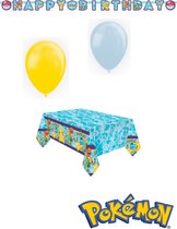 Pokemon versiering pakket slinger, ballonnen en tafelkleed