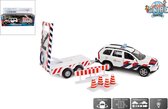 Kids Globe Politie Die Cast Volvo XC70 met bebakeningswagen