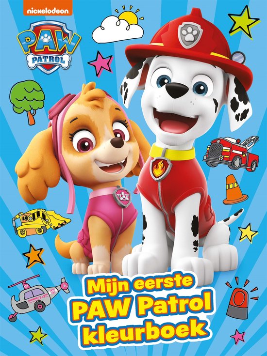 Mijn Eerste Paw Patrol Kleurboek Nickelodeon And Viacom Boeken Bol Com