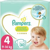 1x Pampers - Premium Protection 4 (30 stuks/doos)