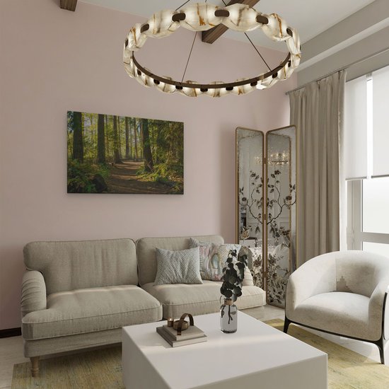 Artaza - Peinture Sur Toile - Sentier Dans La Forêt - 90x60 - Photo Sur Toile - Impression Sur Toile