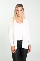 Cassis Dames Halflange, effen cardigan - Trui - Maat S/M