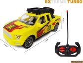 Geweldig cadeau voor kinderen Extreme Turbo  1:20 - radiografisch bestuurbare auto - 19 CM geel een leuke speelgoed auto