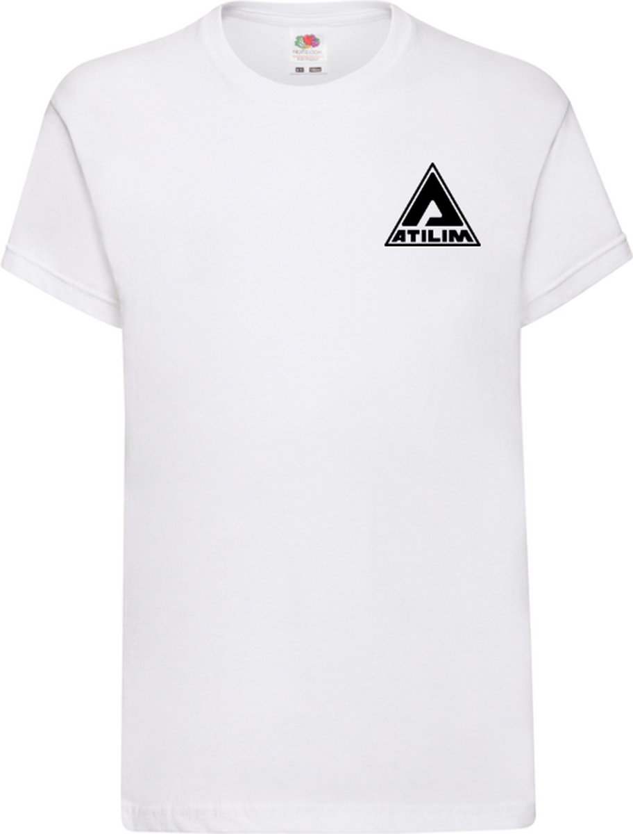 ATILIM KIDS WingTsun T-Shirt/ White-Wit/ RoundNeck 7-8 (S) years old kids