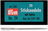 Prym Borduurnaalden Nr.24 met punt / 25 stuks in verpakking