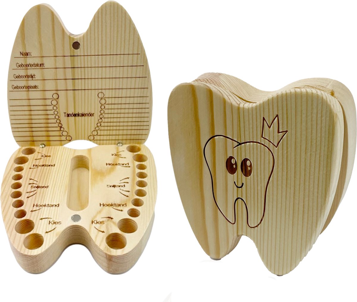 Goedkoopste Tandendoosje jongens en meisjes - Kraamcadeau - Baby cadeau - Melktanden bewaardoosje - Tandendoosjes voor kinderen - Tandendoosje