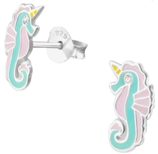Joie|S - Boucles d'oreilles hippocampe en argent - 5 x 10 mm
