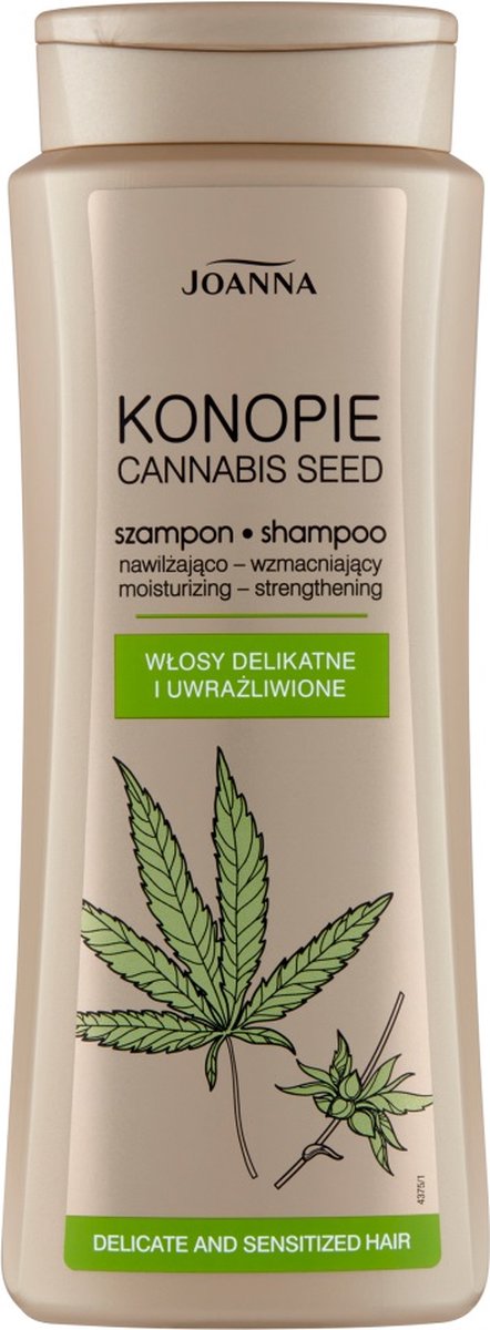 Joanna - Hemp Moisturizing And Strengthening Shampoo For Delicate And Sensitive Hair 400Ml