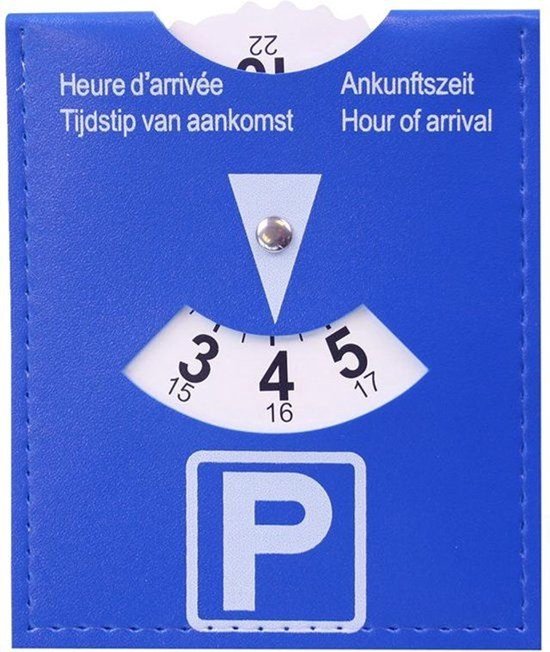 Disque de stationnement | Ticket de parking - Zone bleue | disque / carte pour le stationnement