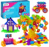 Allerion 3D Sneeuwvlokken Set – 520-delig - Bouw Speelgoed– STEM Speelgoed – Voor Jongens en Meisjes