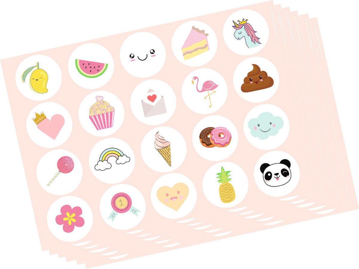 Zindelijkheidsbox - Meisje editie - Zindelijkheidstraining kind - vanaf 2 jaar - incl beloningssysteem - Jouw peuter zelfstandig naar het potje / wc - 120 stickers — afbeelding 3