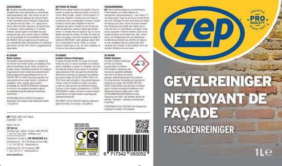 Nettoyant Façade ZEP - 1L
