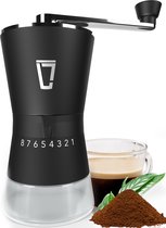 Leonomics Premium Koffiemolen Handmatig Bonenmaler voor Koffiebonen met Verstelbare Maalstanden