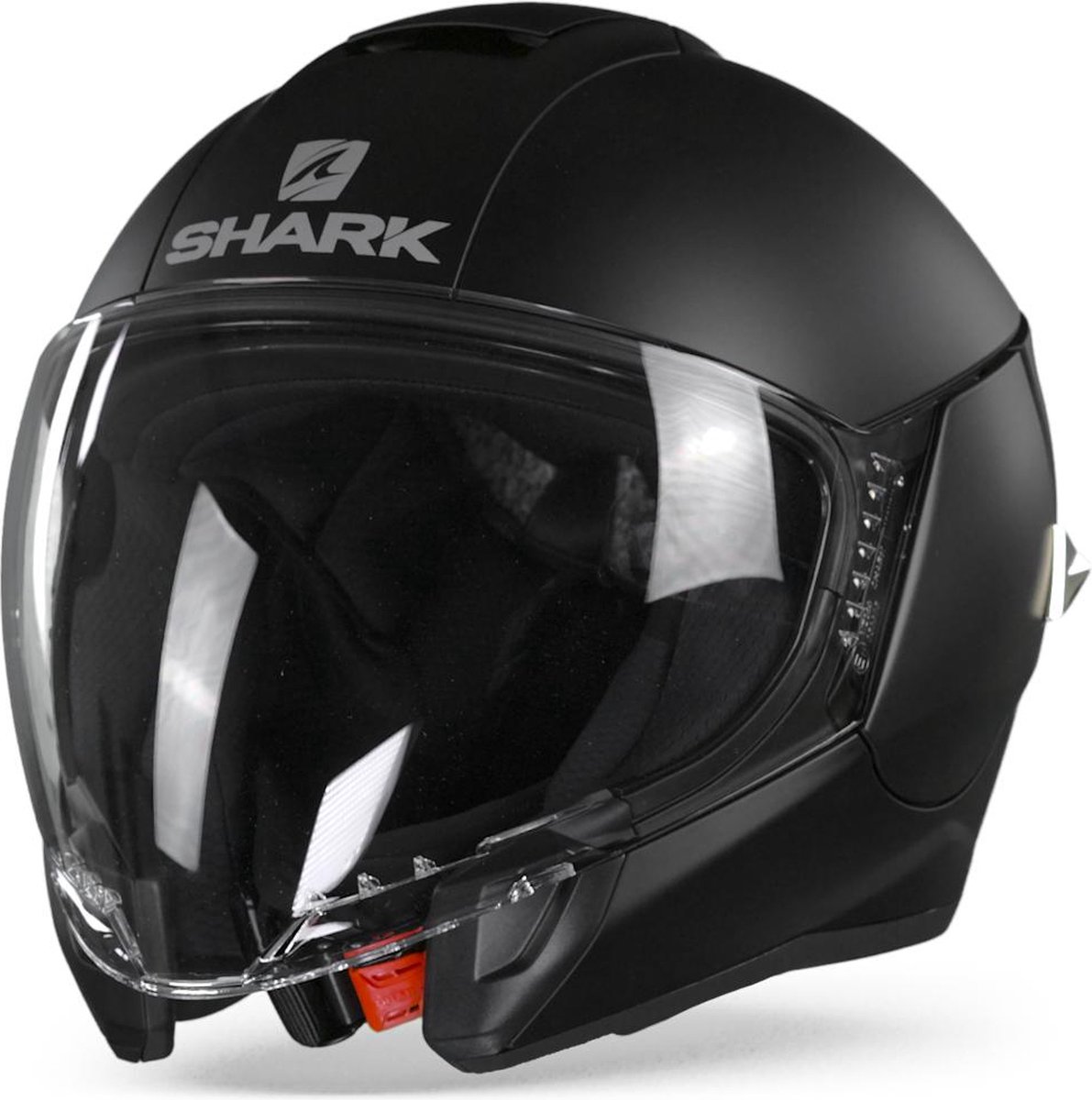 Shark Citycruiser KMA Blank Mat Zwart Jethelm XS