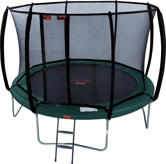 Avyna Pro-Line 12 trampoline Ø365cm + Royal Class Net & gratis Trapje – Groen