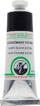 Old Holland Hoge Kwaliteit Olieverf 18 ml - Ivory Black Extra (A74)