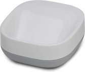zeephouder 8,5 cm polypropyleen grijs/wit