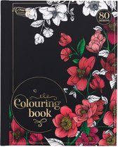 Craft Sensations | Kleurboek bloemen | Luxe Kleurboek voor volwassenen | Kleurboek hard cover 80 designs