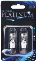 M-Tech LED W5W 12V - Platinum - Cabus - Wit - Set