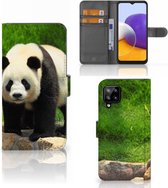 Telefoontas Geschikt voor Samsung Galaxy A22 4G | M22 Hoesje Panda