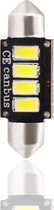 M-Tech LED C5W / C10W 24V - 36MM - Premium - 4x Leddiode -Canbus - Wit