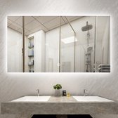 Badkamerspiegel - Badkamerspiegel Met Led Verlichting - Badkamerspiegels - Badkamerspiegel met Verlichting - Anti Condens - 140 cm