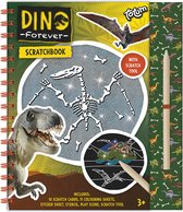 Totum - Dino Scratch & Coloring Book - Livre à gratter thème dinosaure