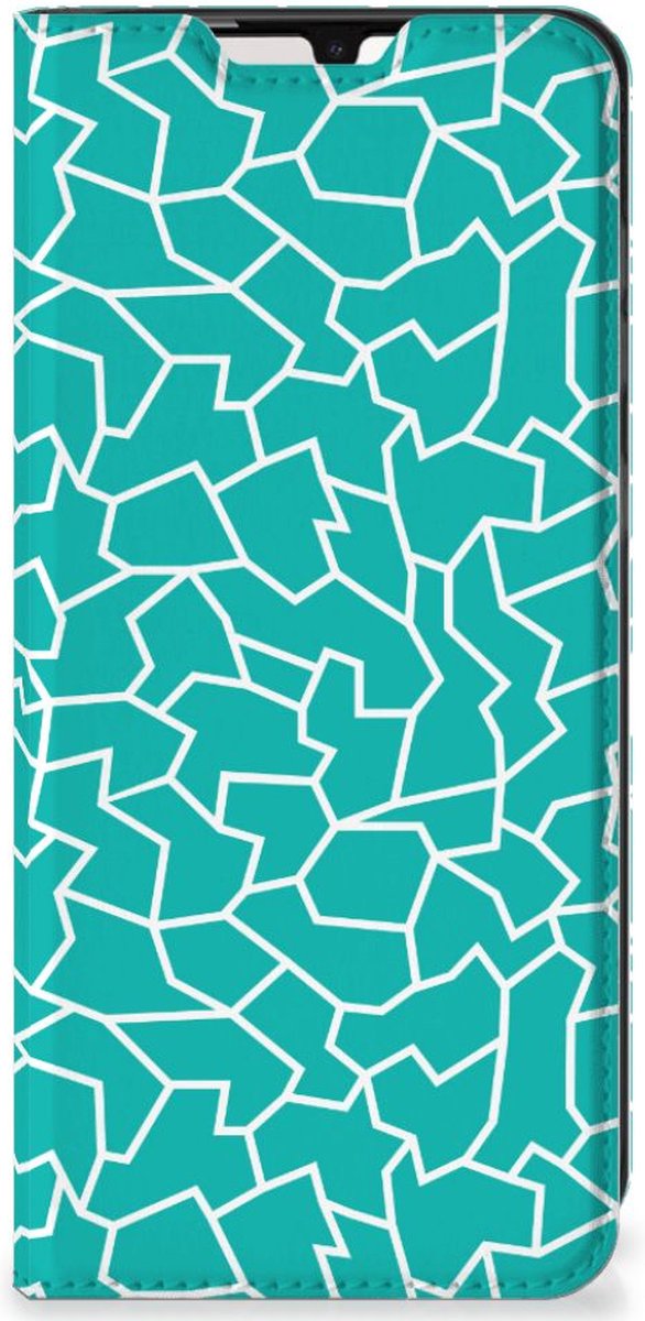 Samsung Galaxy A33 5G Bookcase Cracks Blue