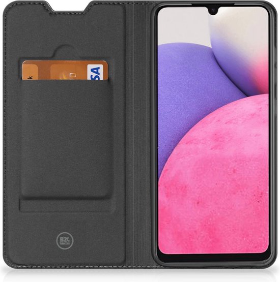 Coque Photo Phone Samsung Galaxy A33 5G Smart Cover Damier Rouge